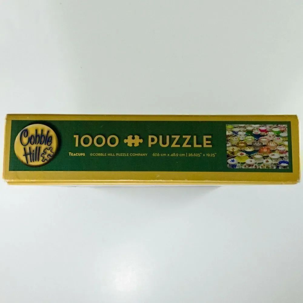 Cobble Hill Teacups 1000 Piece Puzzle - Picture 5 of 7
